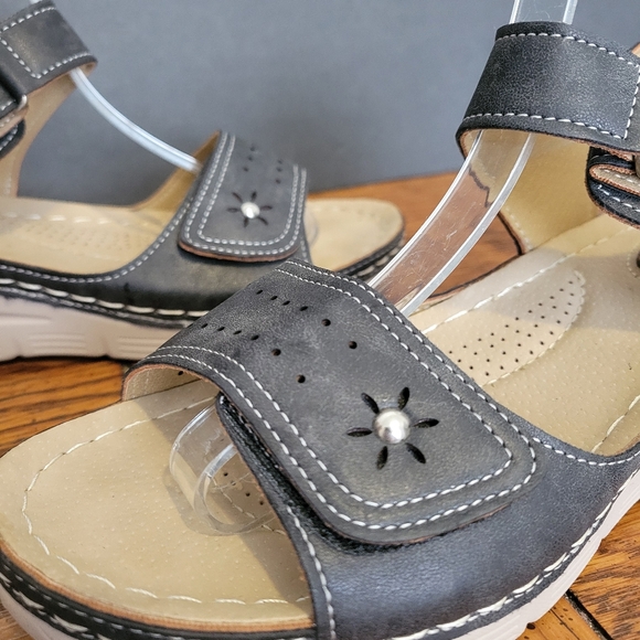 JABASIC Women Comfortable Sandals Orthotic Walking Sandals Orthopedic Ar… - Picture 4 of 8